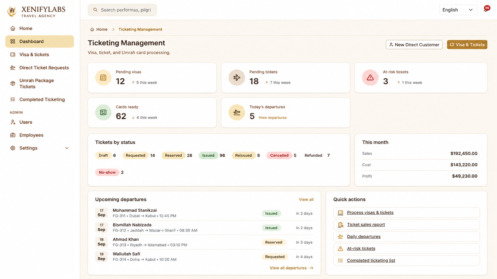 Travel Agency Solution screenshot 2