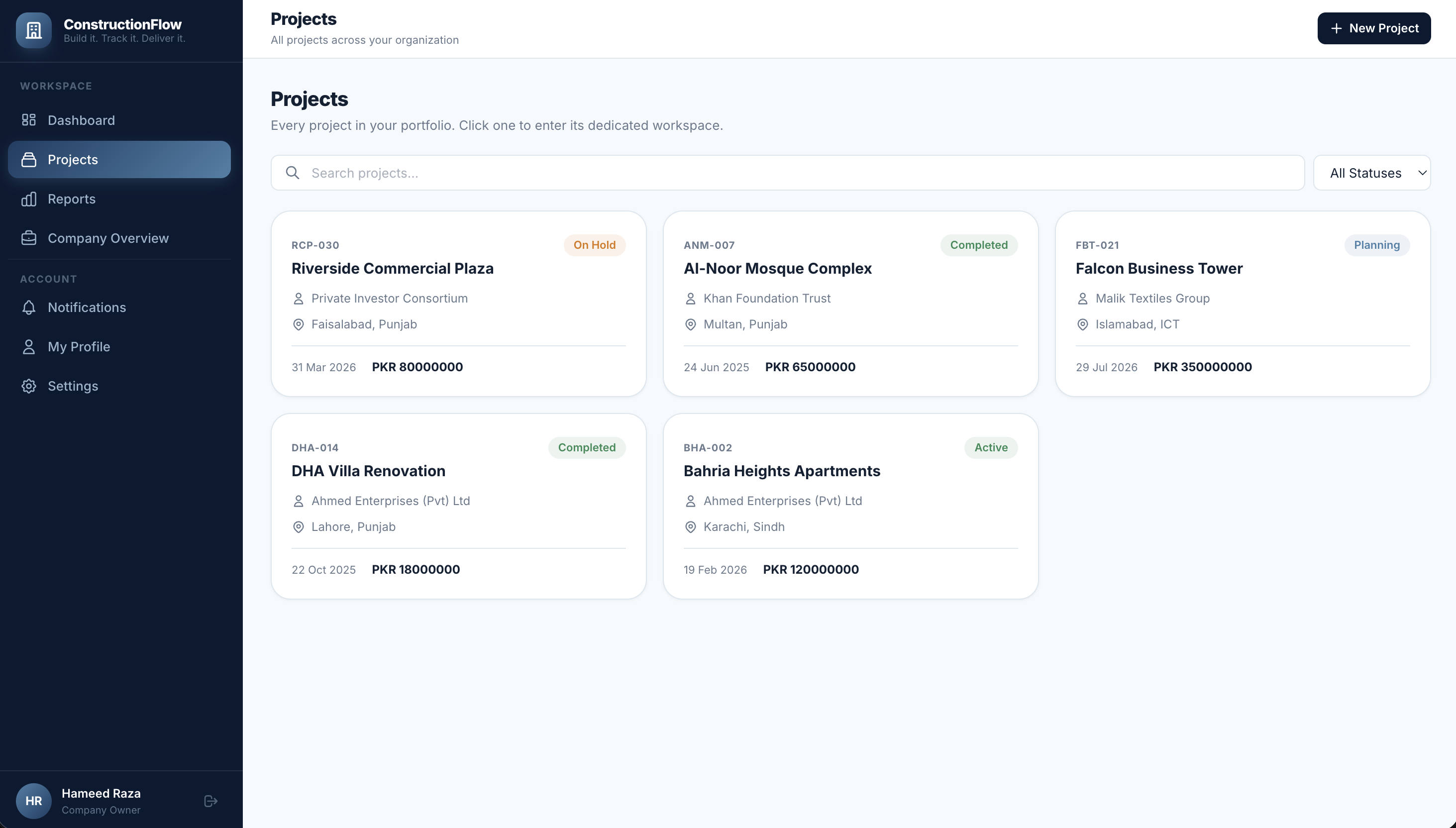 Construction and Projects Management screenshot 2