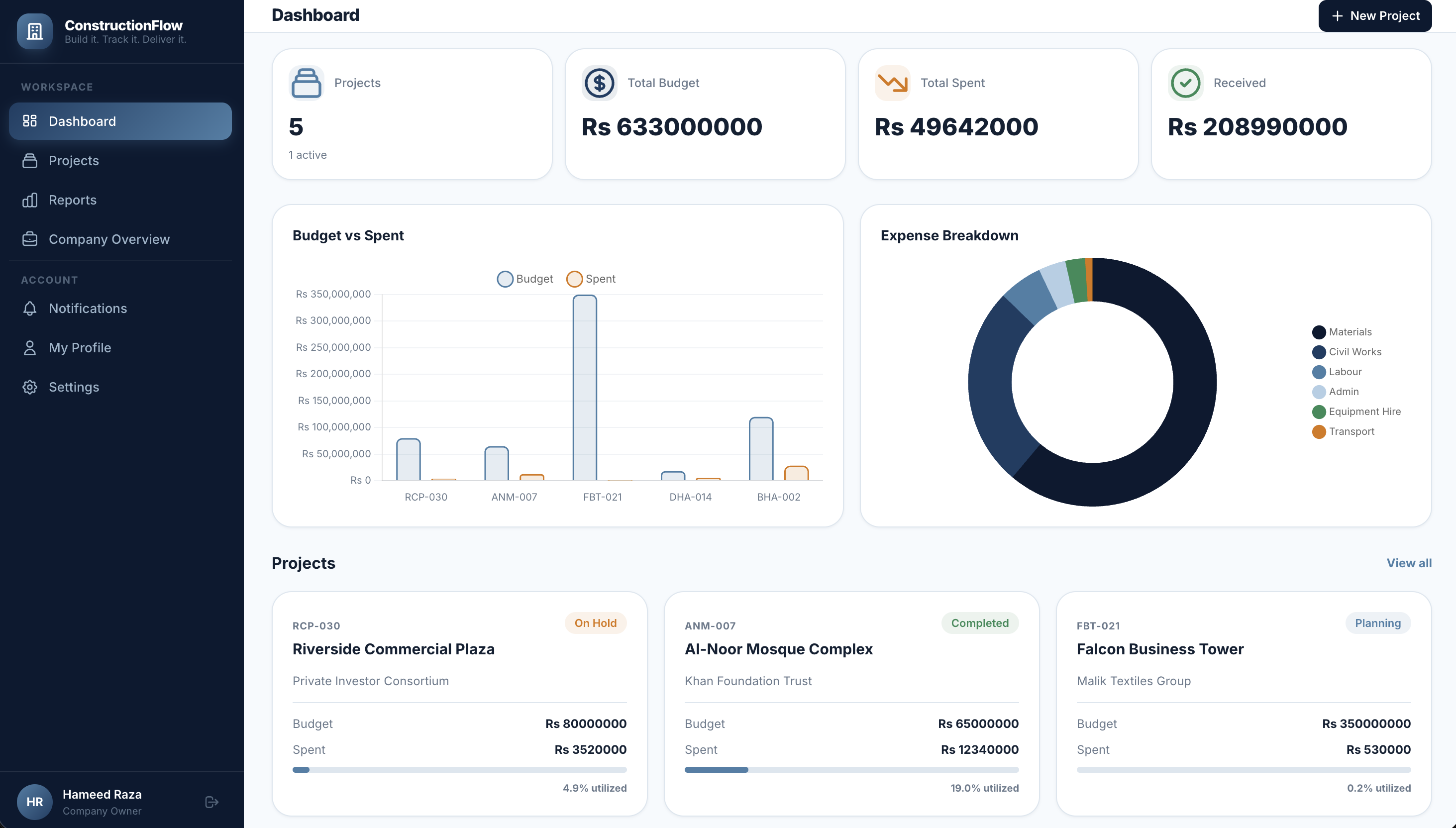 Construction and Projects Management screenshot 3