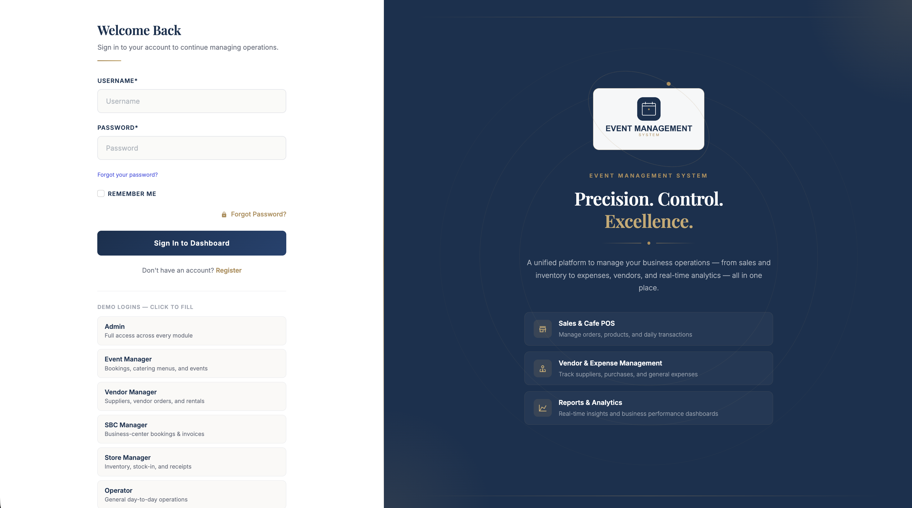 Event Management System