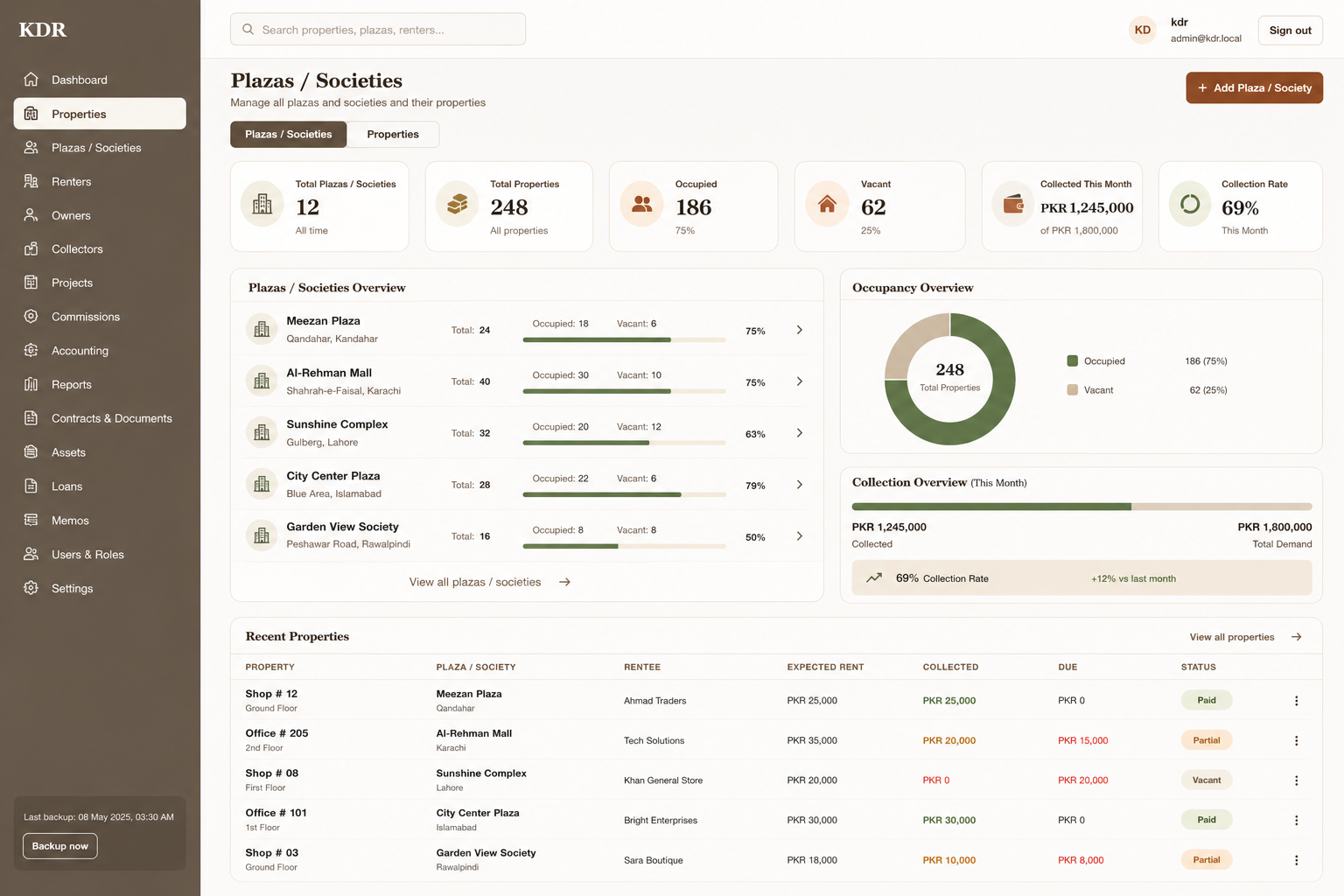 Property and Projects Management screenshot 3
