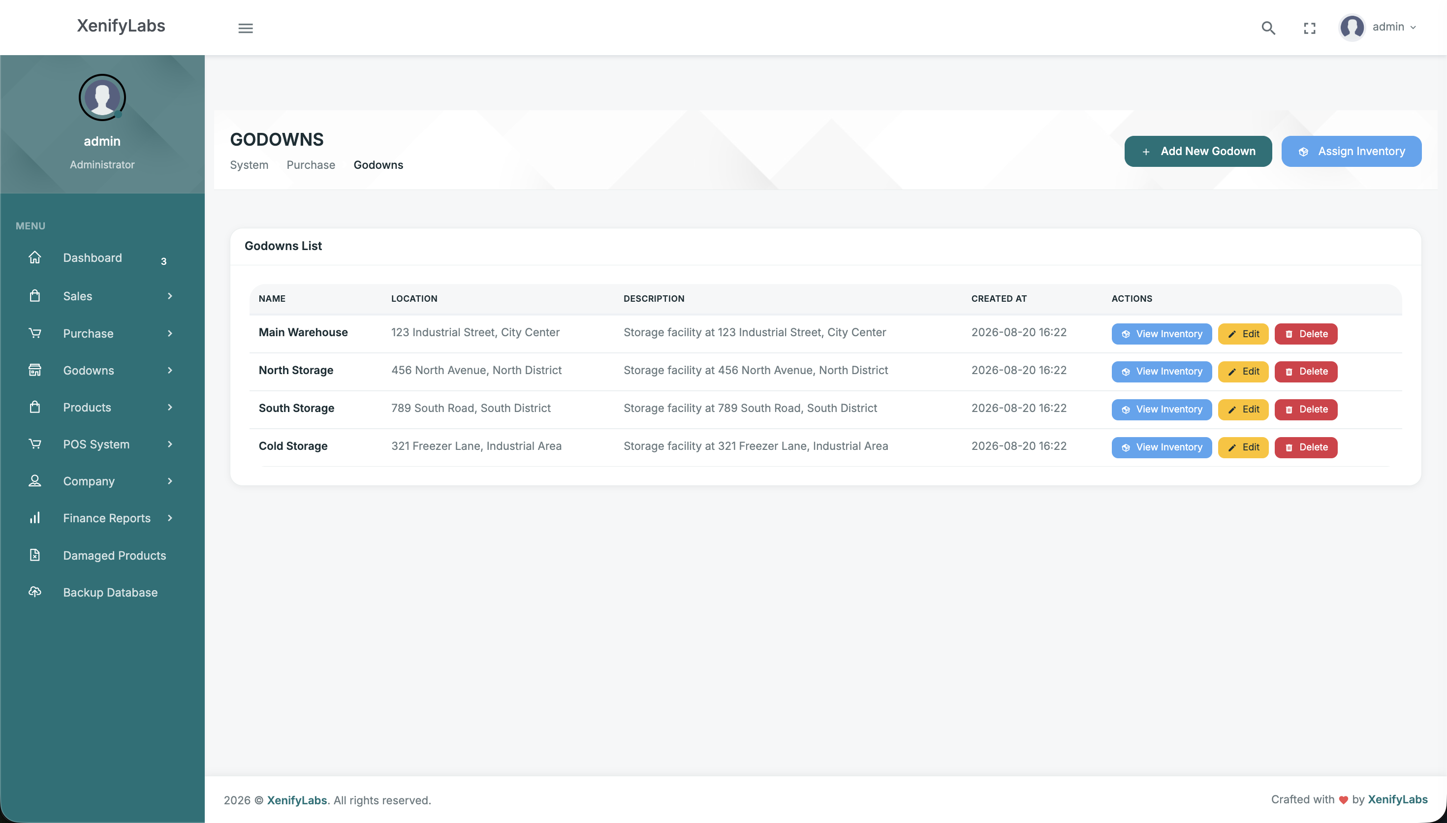 Xenipro POS screenshot 1